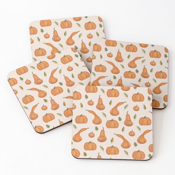 Item preview, Cute Autumn Pumpkin And Leaves Seamless Pattern designed and sold by EL-Lebedenko.