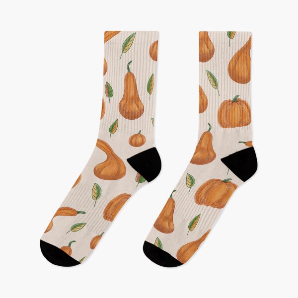 Item preview, Cute Autumn Pumpkin And Leaves Seamless Pattern designed and sold by EL-Lebedenko.