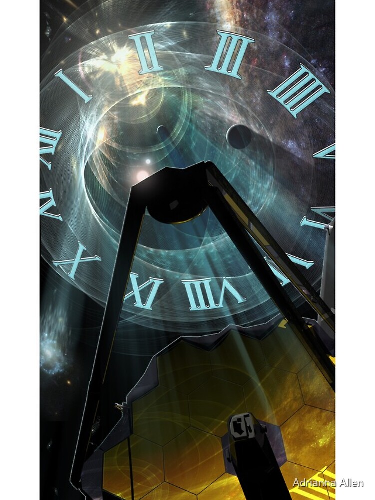 "Time Travel Through Mirrors James b Space Telescope" iPhone Case