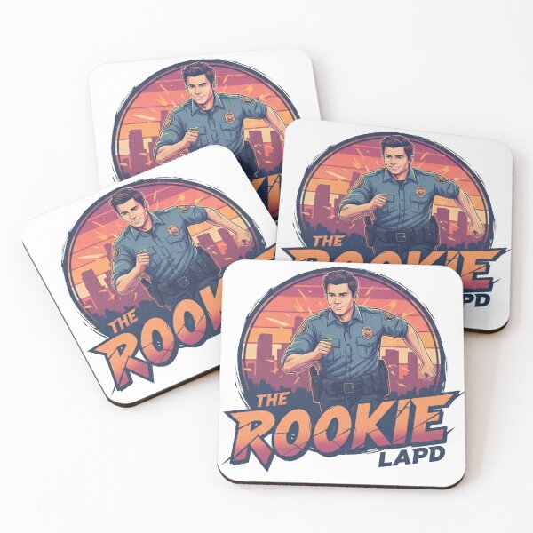 Item preview, The Rookie John Nolan Sunset Badge Art designed and sold by Fidgetytame.