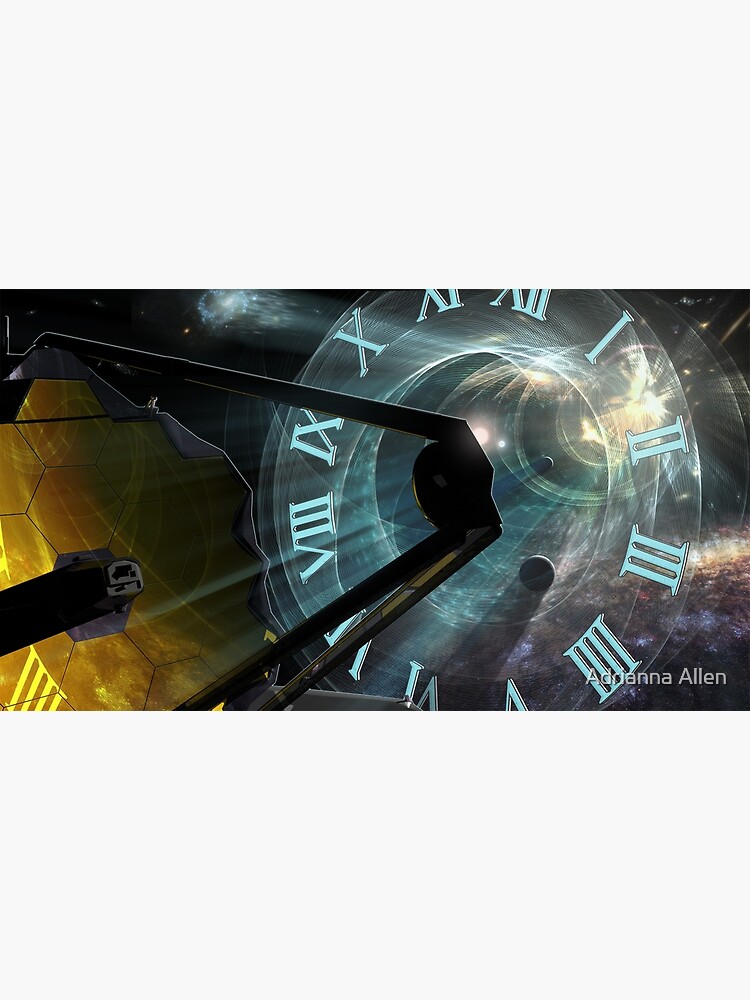 "Time Travel Through Mirrors James b Space Telescope" Poster by