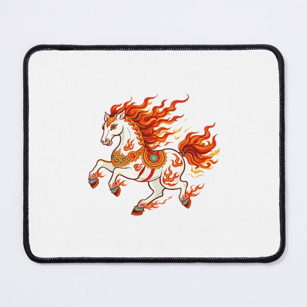 Item preview, Lunar New Year Fire Horse Illustration designed and sold by Vendeloc.