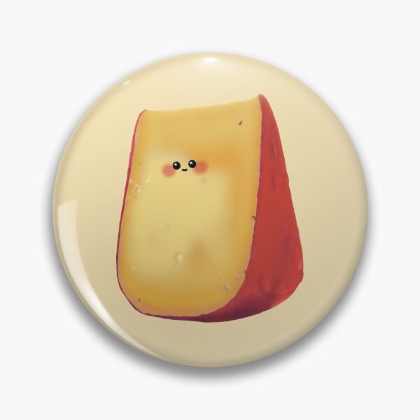 Item preview, Edam Cheese Slice Wheel Red Wax designed and sold by Glittery-Amber.