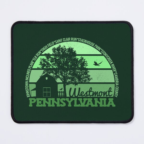 Item preview, Westmont Pennsylvania Sunset Retro Vintage Local Pride Logo designed and sold by CRHPOD20.