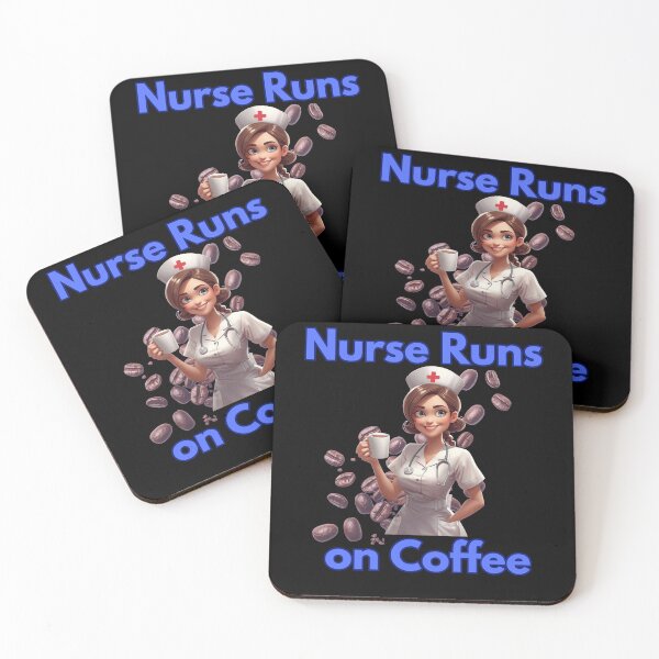 Item preview, Nurse Coffee - Nurse Humor Design designed and sold by StaticMood.