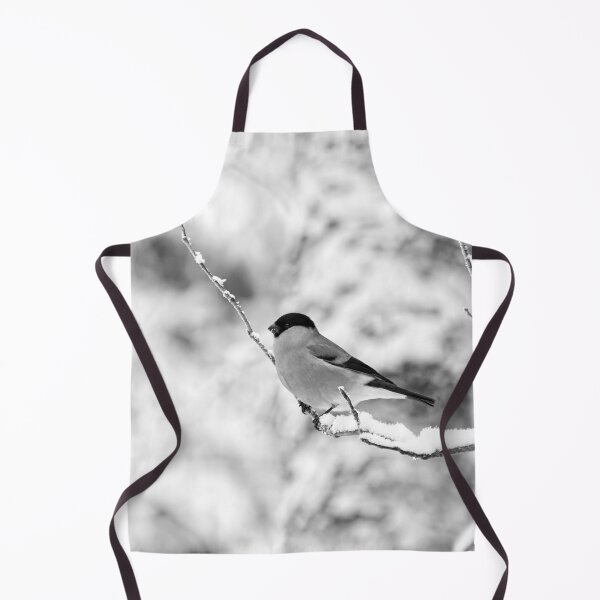 Item preview, Eurasian bullfinch on white bw designed and sold by Jouko Lehto Photography.