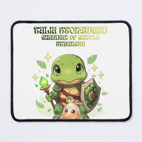 Item preview, Talia Stoneward – Guardian of Gentle Strength | Druid Turtle Protector designed and sold by Monzora.