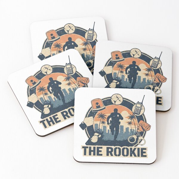 Item preview, The Rookie Police Gear Collage Badge Art designed and sold by Fidgetytame.