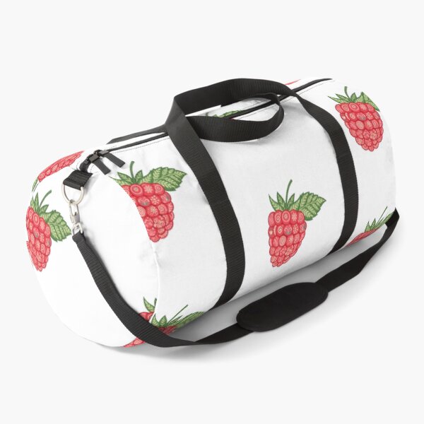 Item preview, Stylised Raspberry with Folk Motifs – Scandinavian Folk Art by heidiannemorris © designed and sold by FOLK ART FUSION by heidiannemorris.