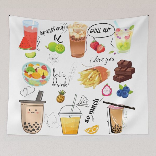 Item preview, Sparkling Drink Aesthetic | Fizzy Beverage Graphic | Refreshing Drink Art designed and sold by Ditstyle.