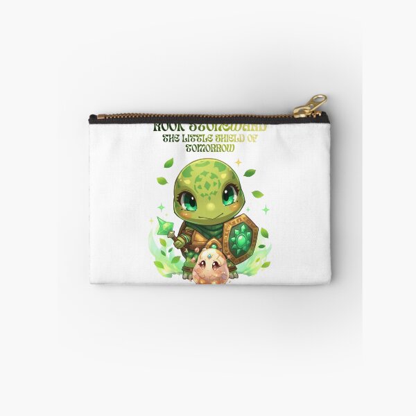 Item preview, Rook Stoneward – The Little Shield of Tomorrow | Druid Turtle Guardian Fantasy Art designed and sold by Monzora.
