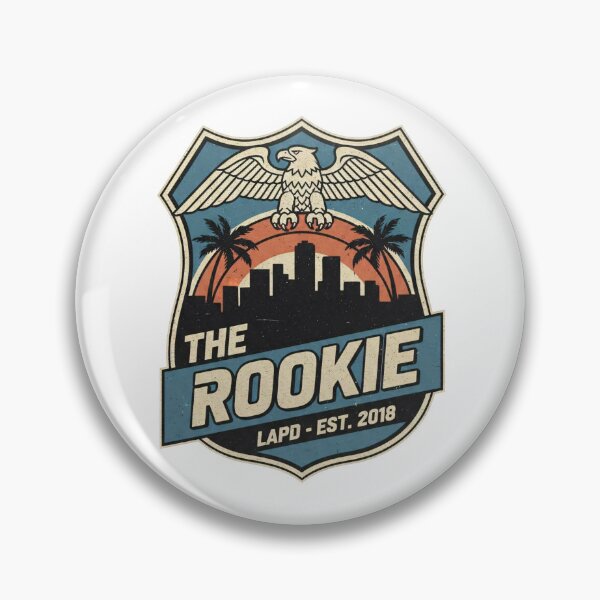 Item preview, The Rookie Eagle Shield Badge Vintage Art designed and sold by Fidgetytame.