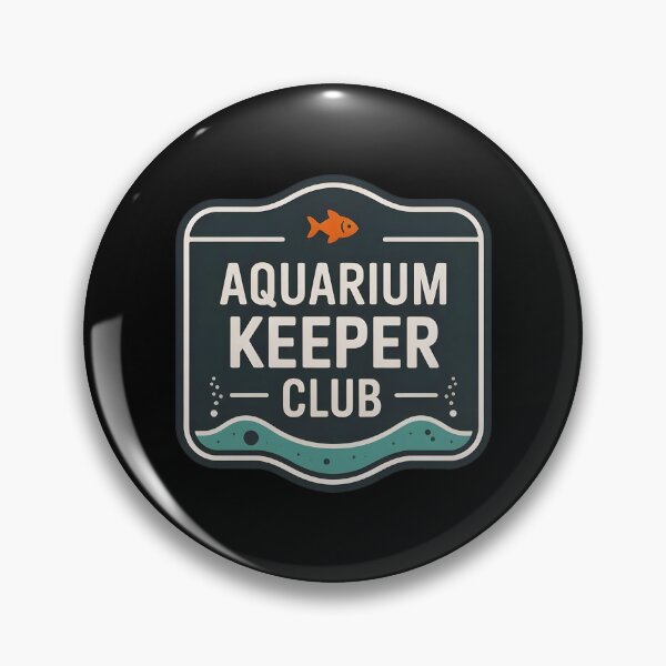 Item preview, Aquarium Keeper Club T-shirt |  Vintage Fish Tank Hobby Badge designed and sold by TankTherapyArt.