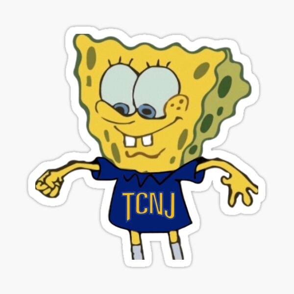 Spongebob TCNJ Sticker