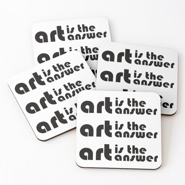 Item preview, art is the answer designed and sold by the-craft-shop.