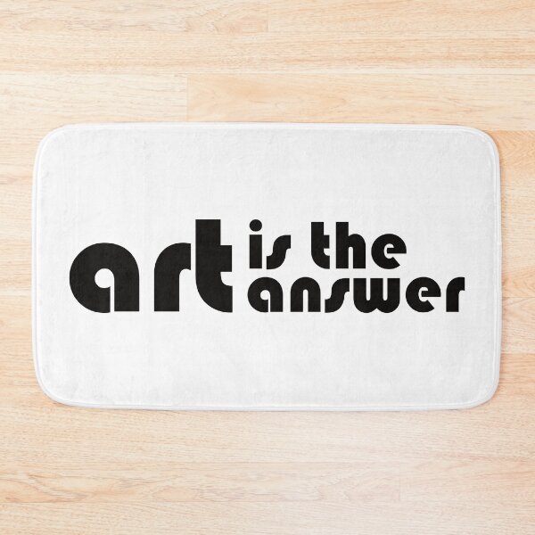 Item preview, art is the answer designed and sold by the-craft-shop.
