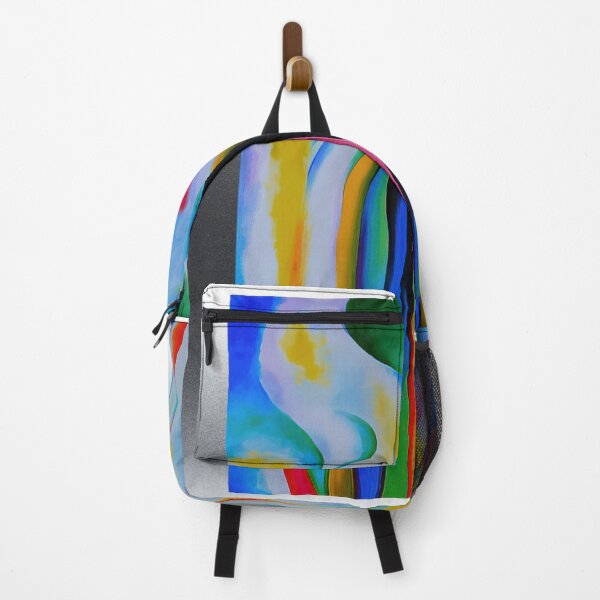 Item preview, Georgia O'keeffe Gray Line With Black, Blue, And Yellow designed and sold by st1art.