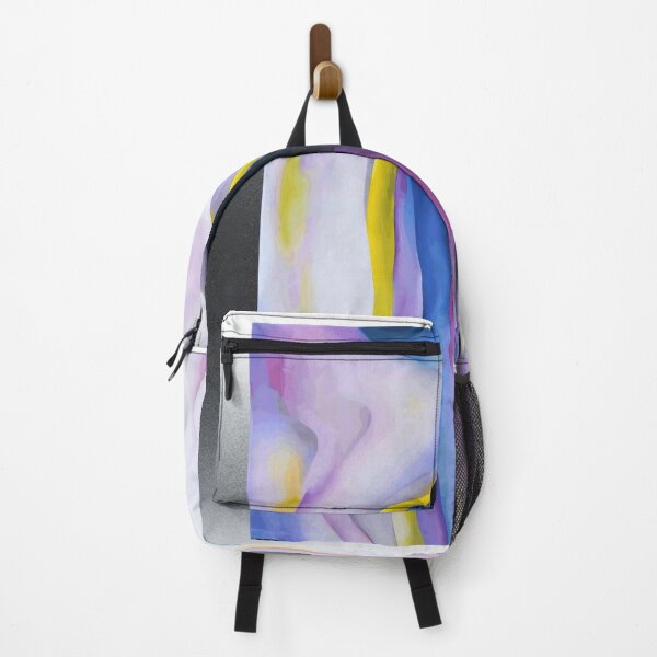 Item preview, Georgia O'keeffe Grey Line With Black, Blue And Yellow designed and sold by st1art.
