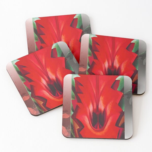 Item preview, Georgia O'keeffe Inside Red Canna designed and sold by st1art.