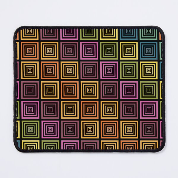 Item preview, Retro Concentric Square Tunnel Pattern – 70s Geometric Pop Art designed and sold by DeeLulu.