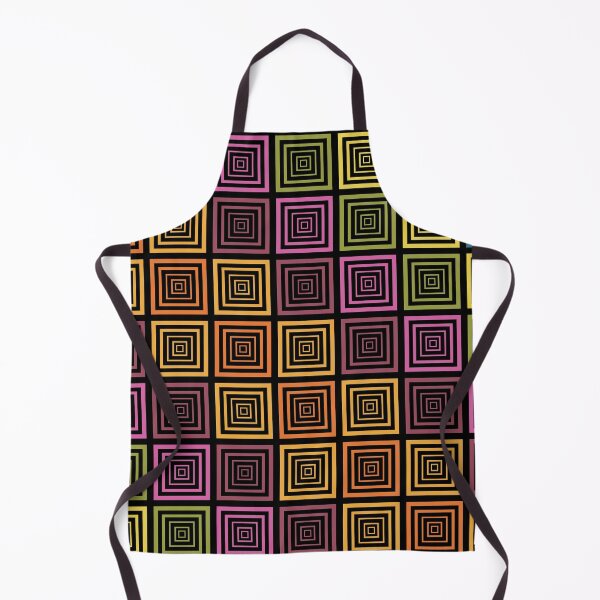Item preview, Retro Concentric Square Tunnel Pattern – 70s Geometric Pop Art designed and sold by DeeLulu.