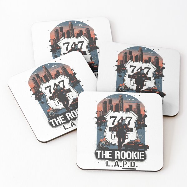 Item preview, The Rookie LAPD Street Style Stencil designed and sold by Fidgetytame.