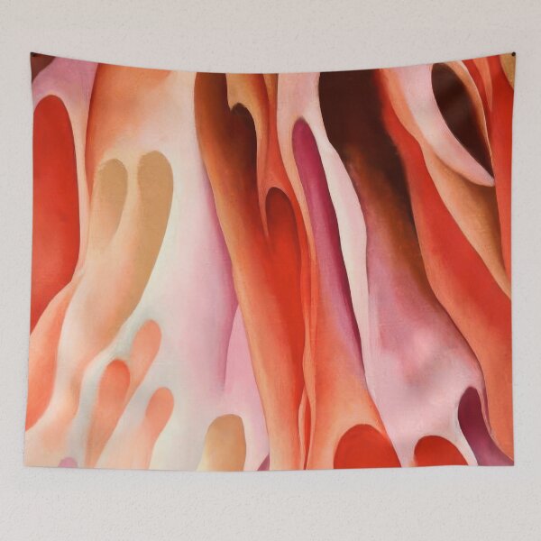 Item preview, Georgia O'keeffe Red And Pink designed and sold by st1art.