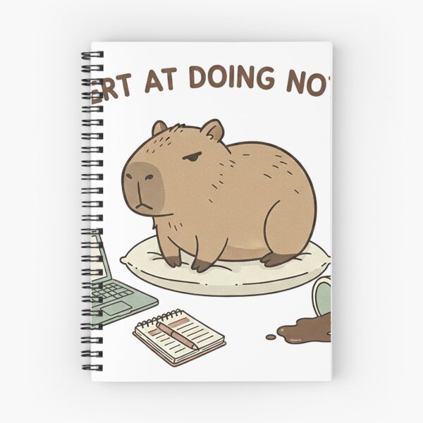 Item preview, "Expert at doing nothing" Cute Funny Capybara designed and sold by RiderSpoon.