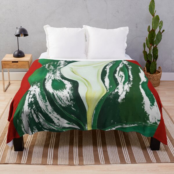 Item preview, Georgia O'keeffe Single Calla Lily (red) designed and sold by st1art.