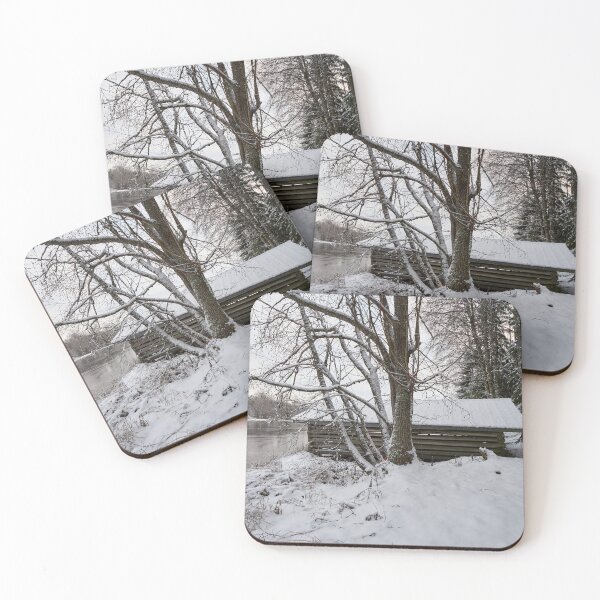 Item preview, Boat house by the lake in the early winter. designed and sold by Jouko Lehto Photography.