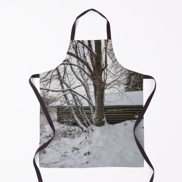 Item preview, Boat house by the lake in the early winter. designed and sold by Jouko Lehto Photography.