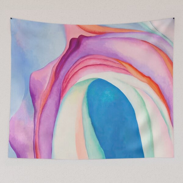 Item preview, Georgia O'keeffe, Music, Pink And Blue No. 2 designed and sold by st1art.