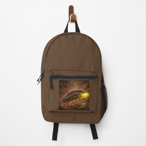 Item preview, Glowworm Larva – Golden Bioluminescent Insect Art designed and sold by GeoWild Designs.