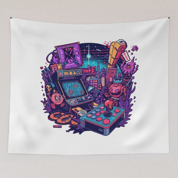 Item preview, Retro Arcade Vibes ⭐️⭐️⭐️⭐️⭐️ designed and sold by HT-Creative.
