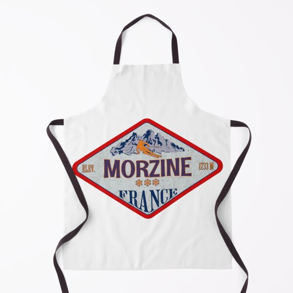 Item preview, Morzine, Alpes du Nord, France, Vintage skiing badge design designed and sold by Wanderful-roads.