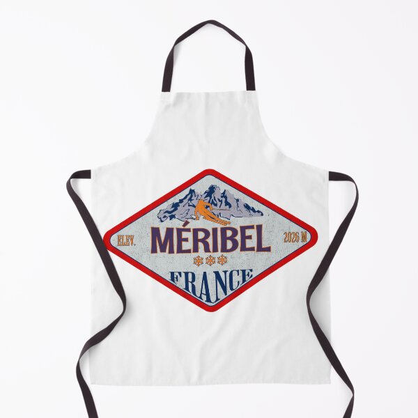 Item preview, Méribel, Alpes du Nord, France, Vintage skiing badge design designed and sold by Wanderful-roads.