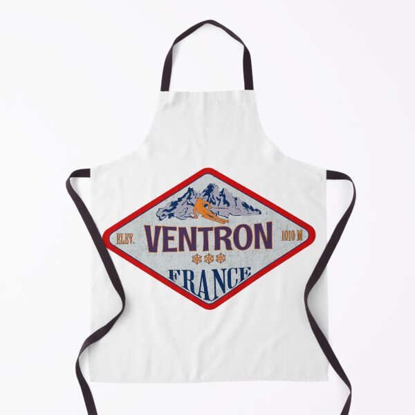 Item preview, Ventron, Vosges, France, Vintage skiing badge design designed and sold by Wanderful-roads.