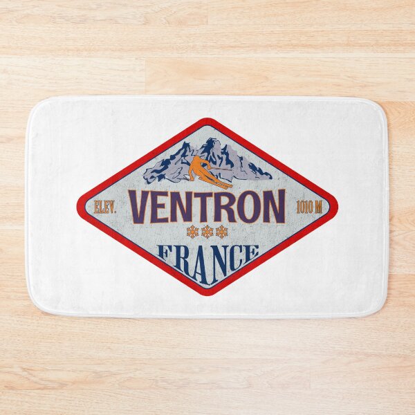 Item preview, Ventron, Vosges, France, Vintage skiing badge design designed and sold by Wanderful-roads.