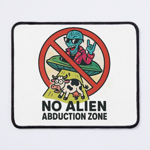 Item preview, No Alien Abduction Zone designed and sold by EteeArt.