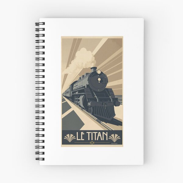 Item preview, Steam Locomotive - Le Titan  designed and sold by ArtbyClarkie.