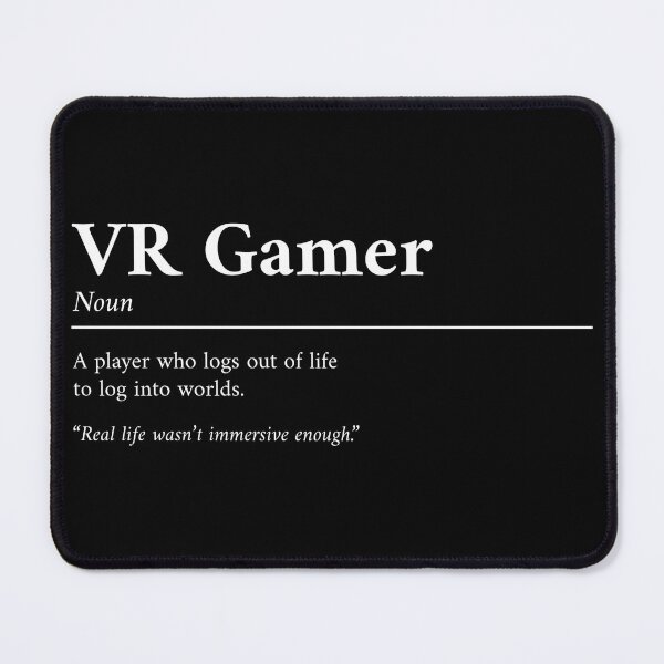 Item preview, VR Gamer Definition – Minimal Virtual Reality Gaming Design designed and sold by JustJaxGaming.