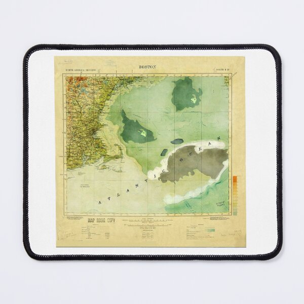 Item preview, Boston Harbor Pirate Treasure Map designed and sold by KitsuneKowai.