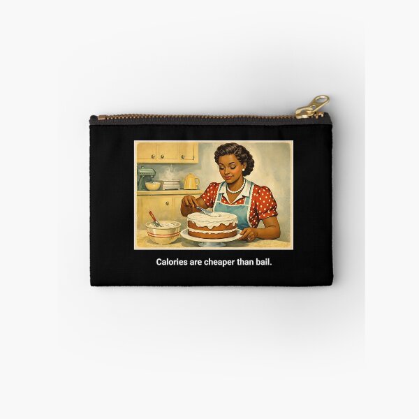 Item preview, 1950s Housewife Retro Baking Humor With Sarcastic Quote designed and sold by Maria Garcia.