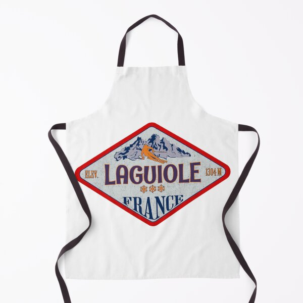 Item preview, Laguiole, Massif Central, France, Vintage skiing badge design designed and sold by Wanderful-roads.