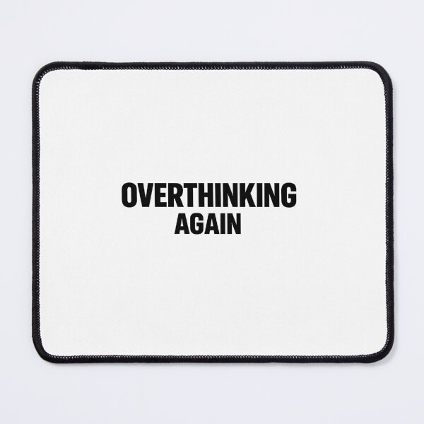 Item preview, Overthinking Again Minimal Typography designed and sold by MRDesignStudio.