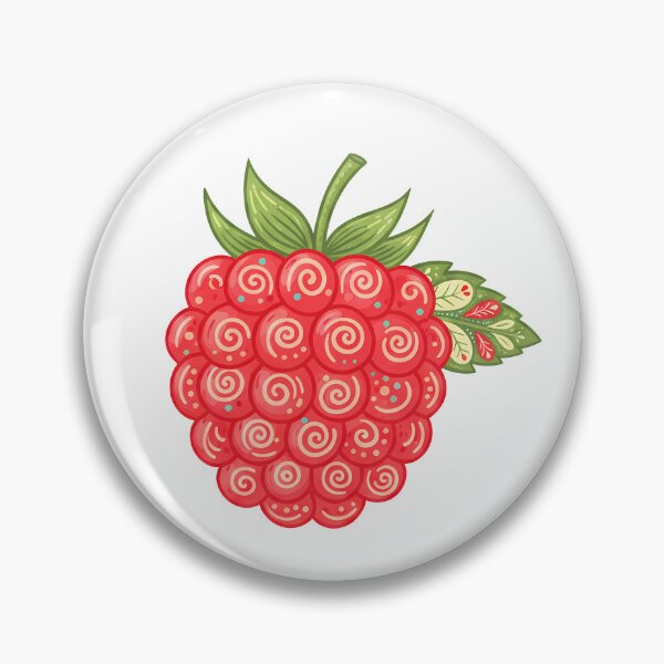 Item preview, Raspberry Swirl with Folk Motifs – Scandinavian Folk Art by heidiannemorris © designed and sold by FOLK ART FUSION by heidiannemorris.