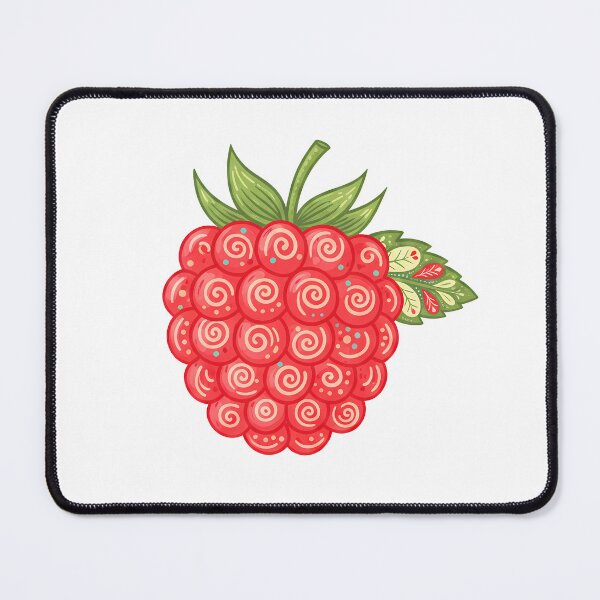Item preview, Raspberry Swirl with Folk Motifs – Scandinavian Folk Art by heidiannemorris © designed and sold by FOLK ART FUSION by heidiannemorris.
