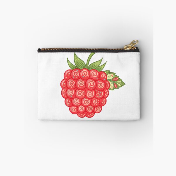 Item preview, Raspberry Swirl with Folk Motifs – Scandinavian Folk Art by heidiannemorris © designed and sold by FOLK ART FUSION by heidiannemorris.