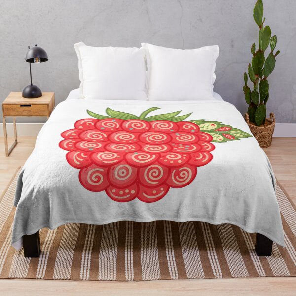 Item preview, Raspberry Swirl with Folk Motifs – Scandinavian Folk Art by heidiannemorris © designed and sold by FOLK ART FUSION by heidiannemorris.