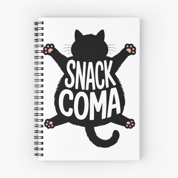 Item preview, Snack Coma Chonky Cat Overeating Humor designed and sold by Tammy Winand Arts.